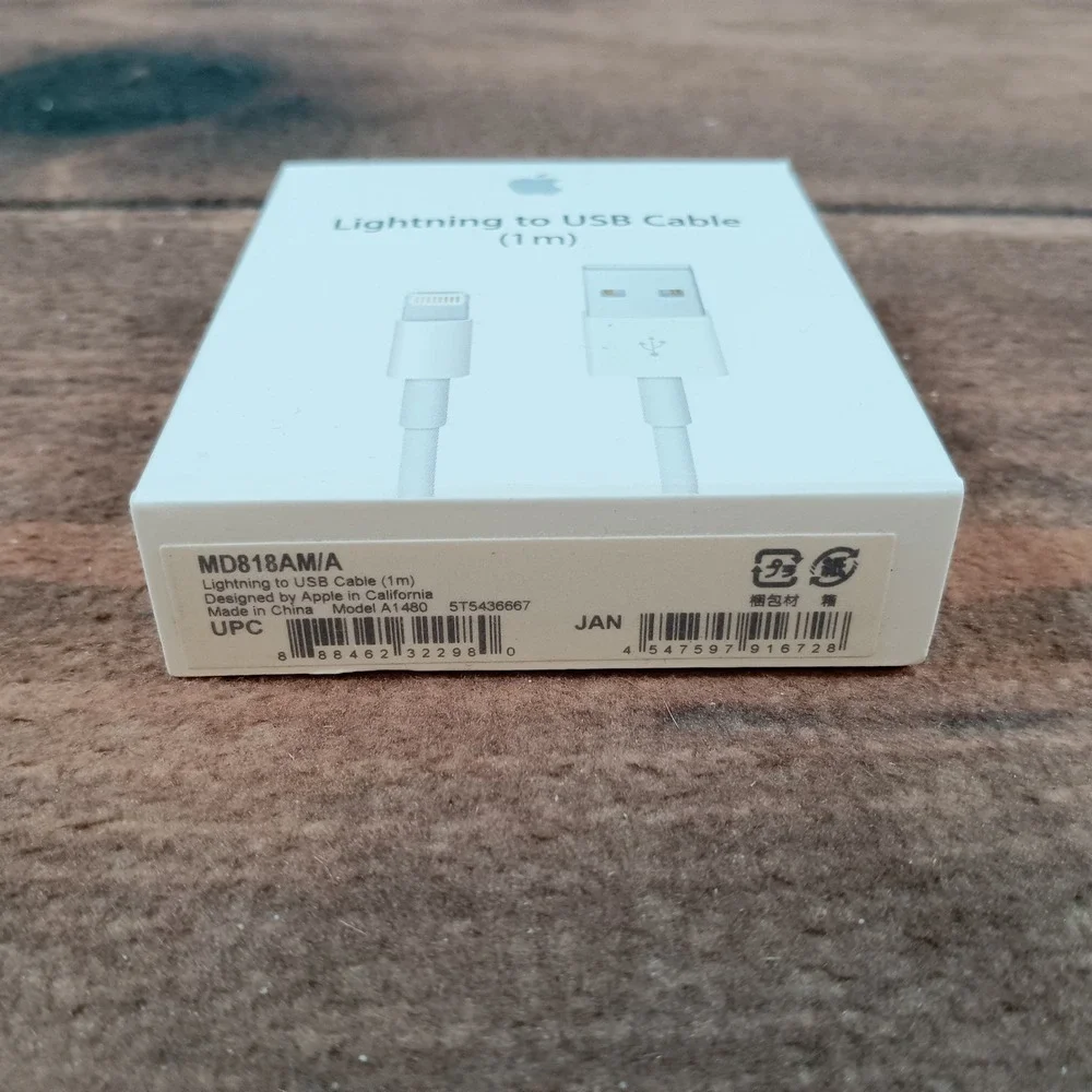 Apple Lightning to USB Cable 1m MD818LLA White